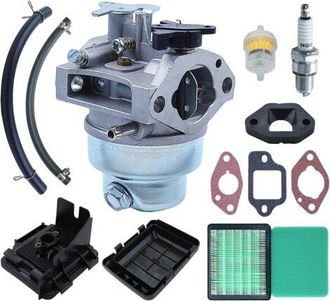 OEM Kit De Carburador Para Cortac&eacute;sped Gcv160, Adefol Incluye Buj&iacute;a, Filtro De Aire, Juntas Y Accesorios De C&aacute;rter