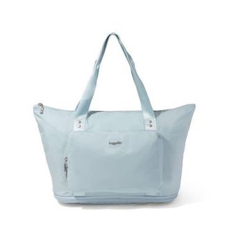 Baggallini Carryall Expandable Packable Weekender Tote Bag in Pool at Nordstrom