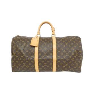 Louis Vuitton Vintage Weekend Bags, unisex, Brown, ONE SIZE, Pre-owned Canvas Weekend Bag