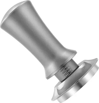 OEM Prensador De Caf&eacute; - Utensilio Para Preparar Caf&eacute; - Profundidad Ajustable - 53 Mm - Gris Plateado