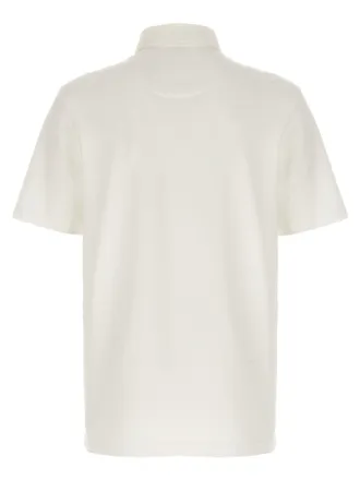 Brioni Organic Cotton Piqu&eacute; Polo Shirt - Cream