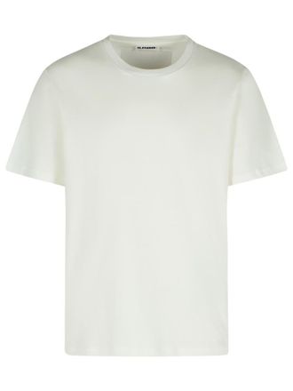 Jil Sander White Cotton T-Shirt