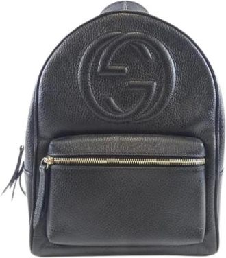 Gucci Zaino in Pelle Pre-owned - - Pre-owned - Donna - Nero - ONE SIZE