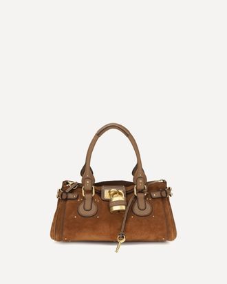 Chlo&eacute; Borsa a Mano Paddington in pelle scamosciata Woman UNI
