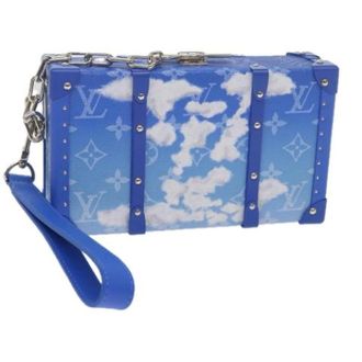 Louis Vuitton Pre-owned Vintage Clutch - Dames - Pre-owned - Blauw - Maat: ONE Size