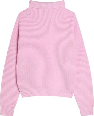Isabel Marant Brooke Ribbed Wool and Cashmere-blend Jumper - Pink - 38 (UK10 / S)