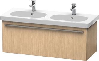 Duravit Duravit X-large Vanity Unit Wall Hung 6050, 1 Caj&oacute;n, 1150mm Para El C&oacute;digo D, Color (frente/cuerpo): Roble Cepillado Chapa De Madera Aut&eacute;ntica - Xl605