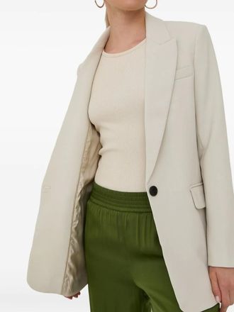 Bruuns Bazaar Blazer con bottone singolo - Toni neutri