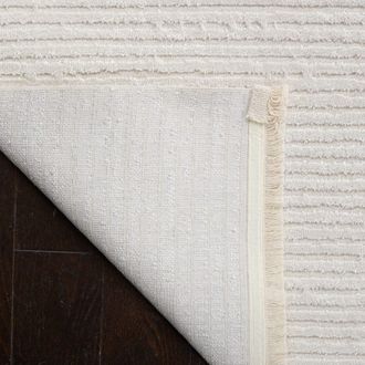 Safavieh Alfombra moderno de polipropileno blanco, 235 x 305 cm