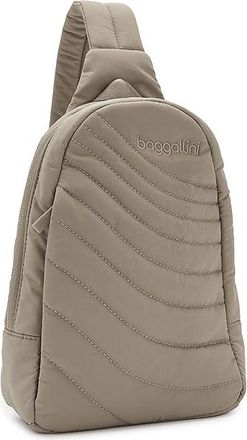 Baggallini Set Wave Sling Clutch Womens Handbags Moonrock Wave Puff, Polyester