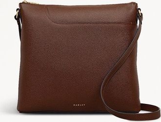 Radley London Chocolate Large Ziptop North-South Cross Body Bag Pockets AW25 Radley London