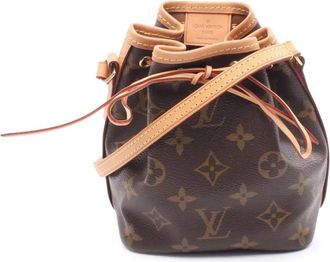Louis Vuitton Borsa a secchiello Nano Noe con monogramma 2021 - Marrone