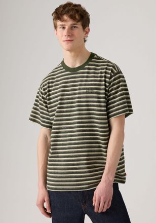 Levi's T-Shirt LEVIS RED TAB VINTAGE TEE, Herren, Gr. XL, whitaker stripe duff, Jersey, Obermaterial: 100% Baumwolle, Rundhals, Shirts T-Shirt