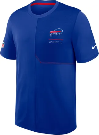 Nike Buffalo Bills Sideline Coach Nike Mens Dri-FIT NFL Top in Blue | 03B2059K81-B8B