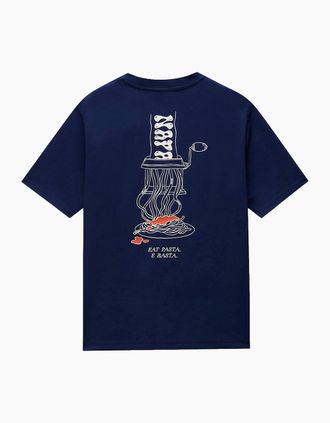 Napapijri Mens Napapijri S-Sol Spaghetti T-Shirt - Navy - Size: 40