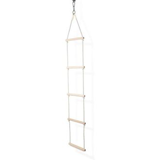 OEM Escalera De Cuerda Para Ni&ntilde;os De Madera Y Cuerda De Algod&oacute;n Columpio De Cuerda Para Interior Y Exterior Escalera Colgante Duradera De Dise&ntilde;o Escandina