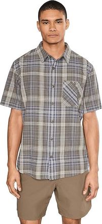 Mountain Hardwear Cottonwoodtm Lite Short Sleeve Shirt Mens T Shirt Tierra Friction Plaid : 2XL, Hemp