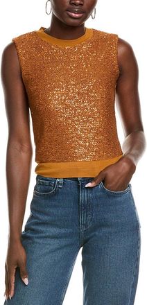 St. John Knit Wool & Silk-Blend Shell