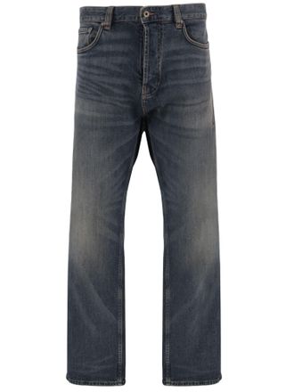 Emporio Armani Straight-Leg Denim Jeans With Classic Five-Pocket Design