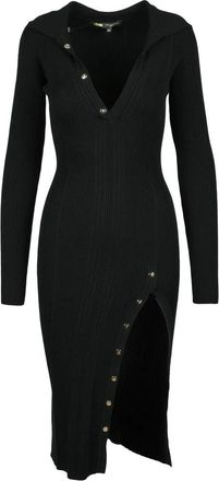BABYLON Long Knit Dress Black