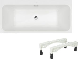 Villeroy & Boch Ba&ntilde;era Recta Villeroy & Boch Architectura De 150 X 70 Cm + Patas + Desag&uuml;e Cromado Wirquin
