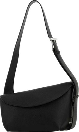 Alexander McQueen T-Bar Sling Bag - Heren - Schoudertassen - Zwart - ONE Size - Leer - Tassen