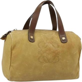 Loewe Pre-owned Hand Bag - Dames - Vintage Handtas - Geel - ONE Size - Leer - Vintage