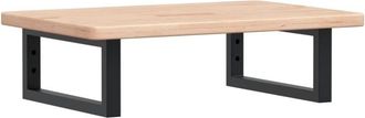 vidaXL Basin Shelf Wall Mounted Steel and Solid Wood Oak vidaXL