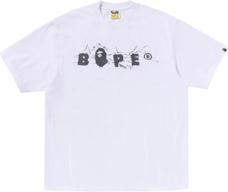 A Bathing Ape T-shirt con logo - Bianco