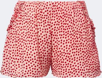 Poss&eacute; Shorts Elise con lunares y volantes