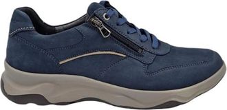 Waldl&auml;ufer Schoenen, Heren, Blauw, 43 1/2 EU, Leer, H-Max Sneaker