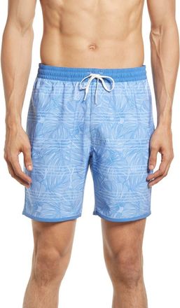 Travis Mathew Perth Swim Trunks in Heather Vintage Indigo at Nordstrom Rack, Size Xx-Large