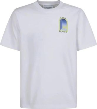 Casablanca Camiseta con Estampado Gr&aacute;fico Arches - Tops - Hombre - Blanco - L
