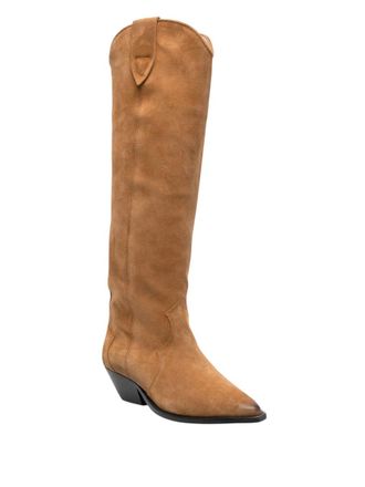 Isabel Marant Brown Suede Knee-high Boots