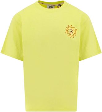 GCDS T-Shirts - Heren - T-shirts - Geel - S - Katoen - Tops
