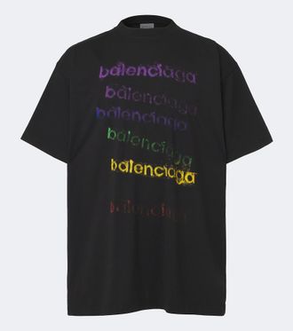 Balenciaga Logo cotton jersey T-shirt