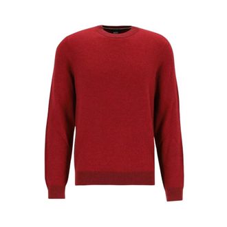 HUGO BOSS Truien & Vesten, Heren, Rood, L, Katoen, Hestro Trui