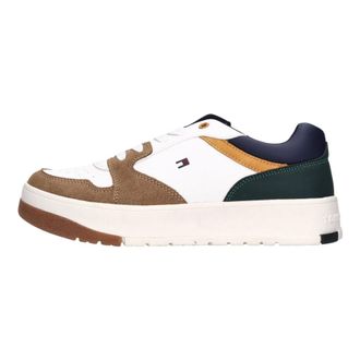 Tommy Hilfiger Lage Vetersneakers - Heren - Schoenen - Veelkleurig - Maat: 39 EU Leer