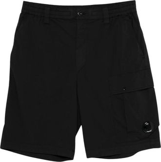 C.P. Company Casual Shorts - Heren - Korte Broeken - Zwart - XL - Katoen - Korte Broeken