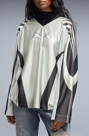 Puma Street Glam T-Shirt in Creme De Mint at Nordstrom, Size X-Large