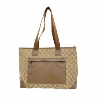 Gucci Vintage, unisex, Bruin, ONE Size, Pre-owned Vintage Tote Bag