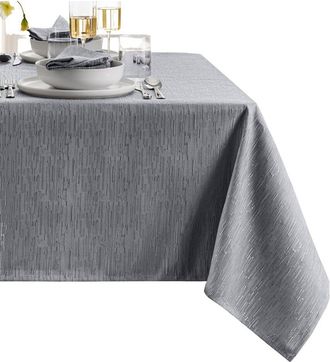 Elrene Continental Solid Texture Water & Stain Resistant Tablecloth
