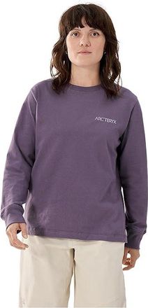 Arc'teryx Kragg Cotton Bird Crew Long Sleeve Womens Clothing Light Moondrop : 2XL