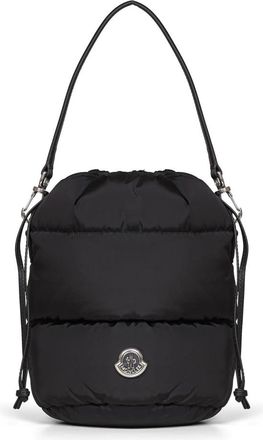 Moncler Caradoc Bucket Bag - Dames - Schoudertassen - Zwart - ONE Size - Nylon - Tassen