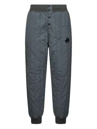 C.P. Company GD quilted patch-pocket track pants - Grey