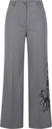 Nenette Pantalone Ermal - Trousers - Mujer - Gris - S