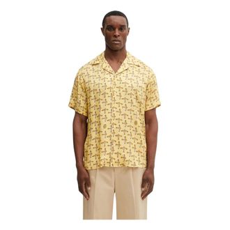 Dr&ocirc;le de Monsieur Heren, Overhemden, Geel, Maat: XL