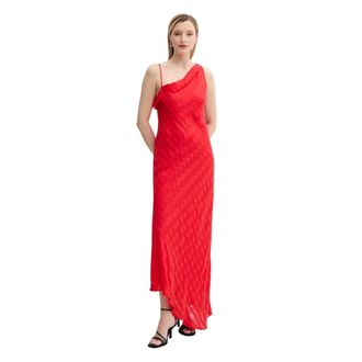 Sams&oslash;e & Sams&oslash;e Samarina Jurk - Dames - Maxi kleedjes - Rood - L - Kleedjes