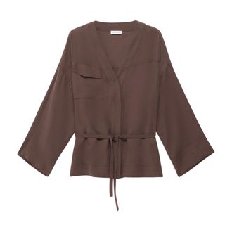 Alchemist Dames, Blouses & Shirts, Bruin, Maat: M Modal