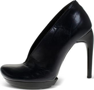 Balenciaga Pumps in pelle con plateau - Blu